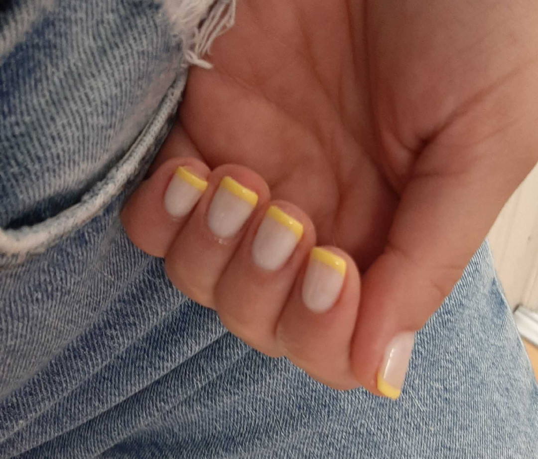 Felicita #beograd Gel lak Manikir + gel lak - french