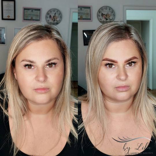 Studio Lila #beograd Trajna šminka Puder obrve Trajna sminka obrva - osvežavanje boje