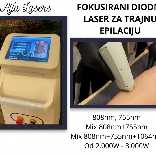 Kalina Beauty #beograd Laserska epilacija Laserska epilacija celog tela - za dame Epilacija fokusira