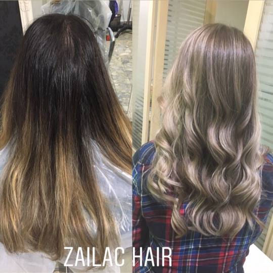 Zailac hair #beograd Ombre, sombre, balayage Nefertiti Balayage / pramenovi + žensko šišanje + fe