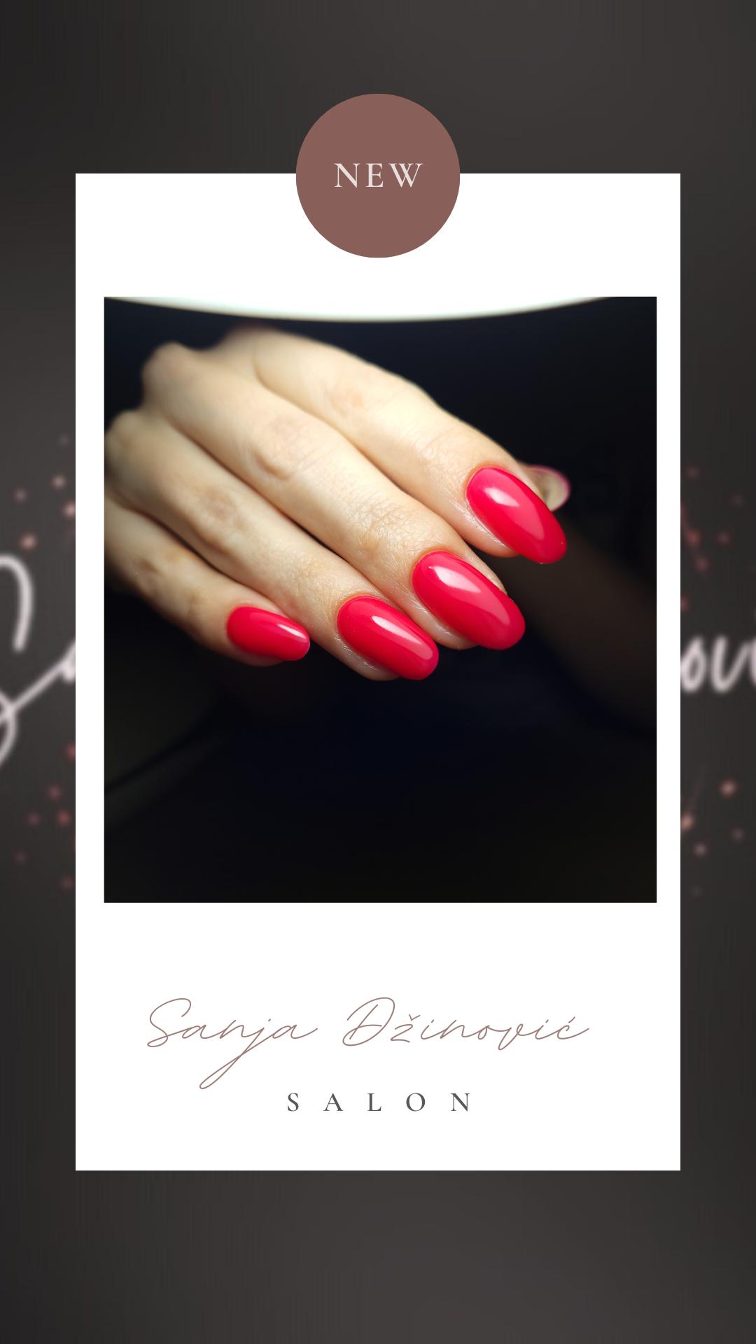 Ruski manikir + rubber baza - M dužina noktiju - Sanja Džinović - Vračar, Beograd Manikir Nokti Manikir, Beograd, Vukov spomenik, Đeram