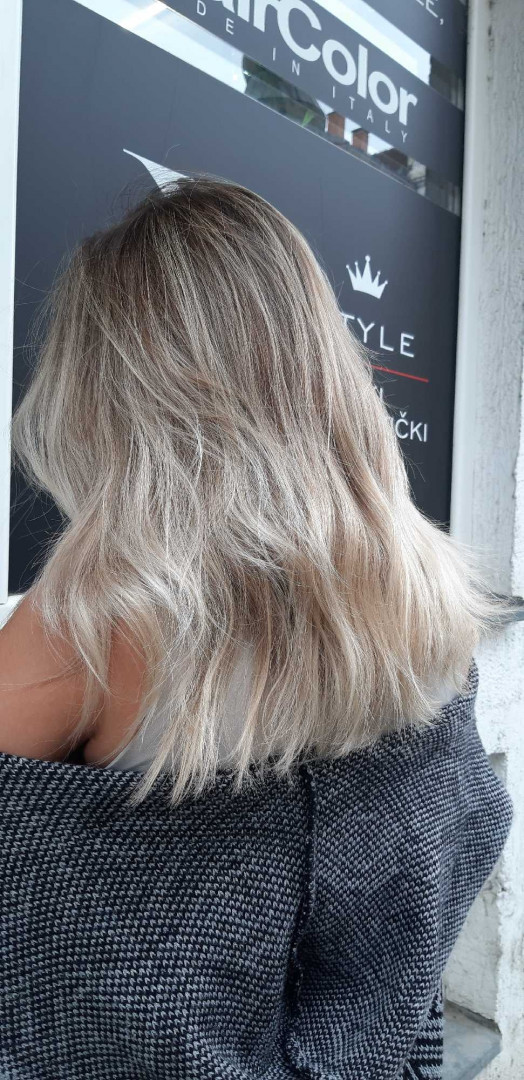 X Style #novisad Ombre, sombre, balayage Balayage + preliv - duga kosa