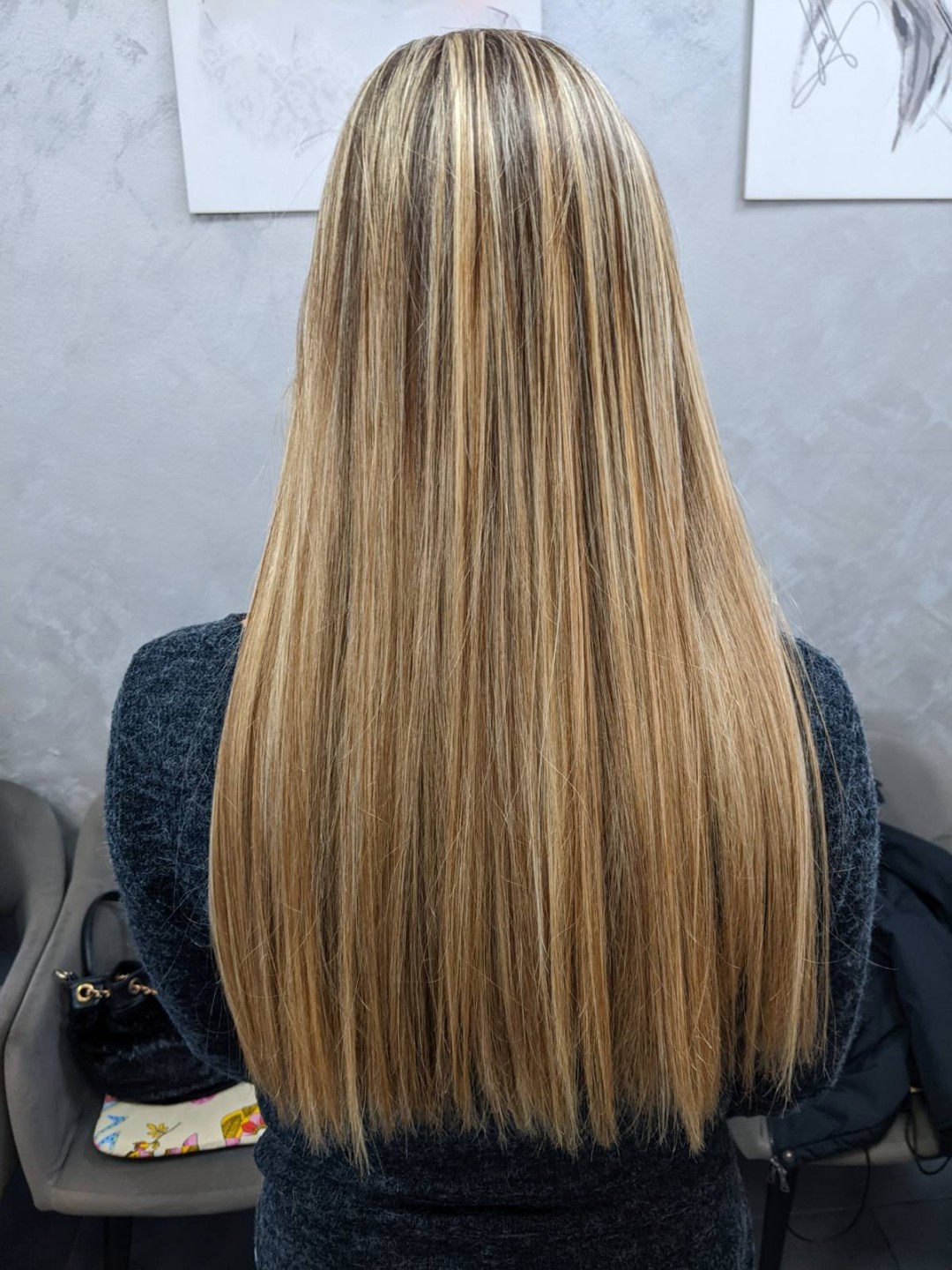 MM Twins #nis Pramenovi Pramenovi na foliju / Balayage - ekstra duga kosa