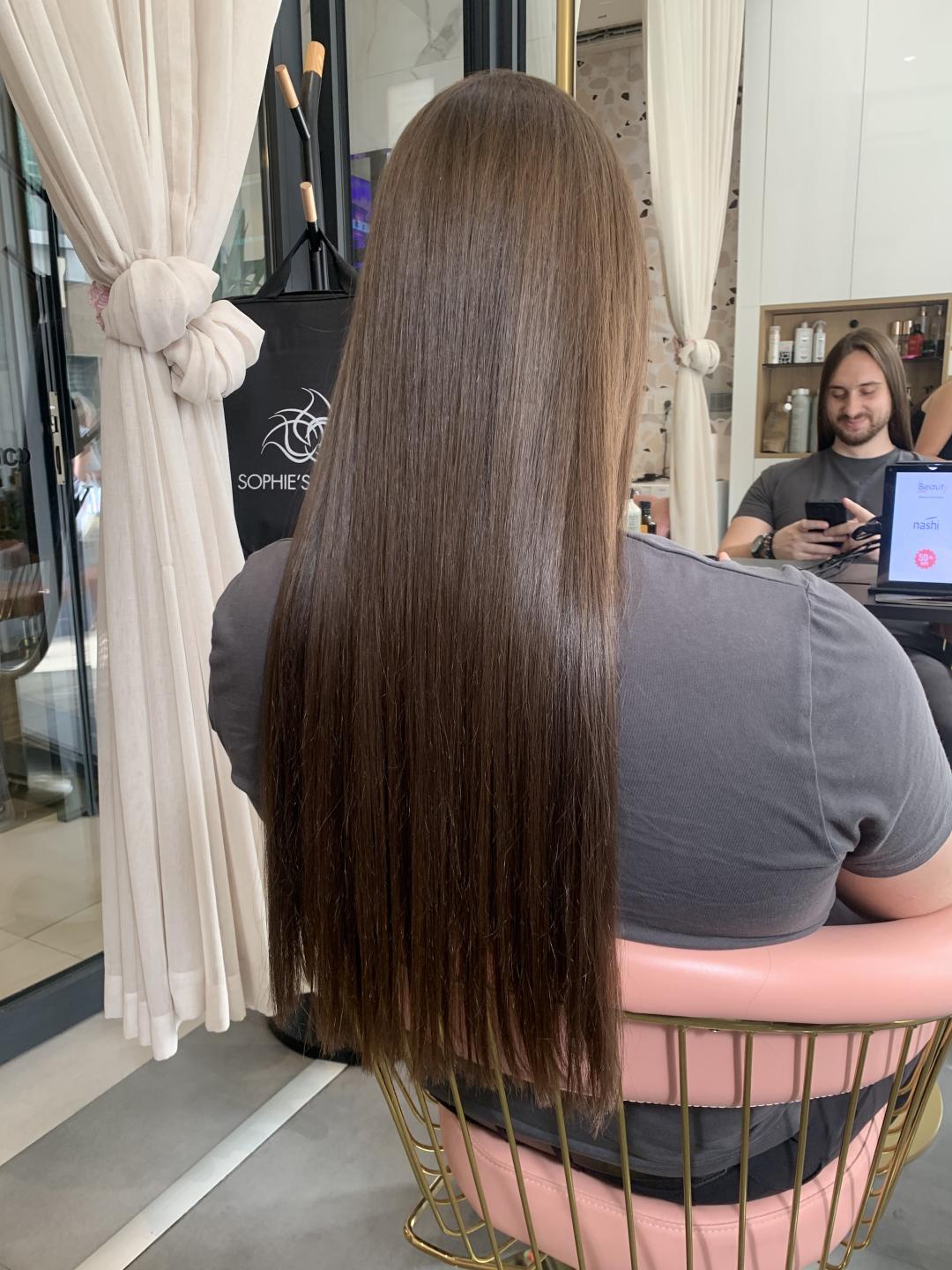 Žensko šišanje + feniranje - ekstra duga kosa - Beauty Industry Women1, Beograd Žensko šišanje Frizerski saloni Žensko šišanje, Beograd, Vračar, Čubura, Crveni krst