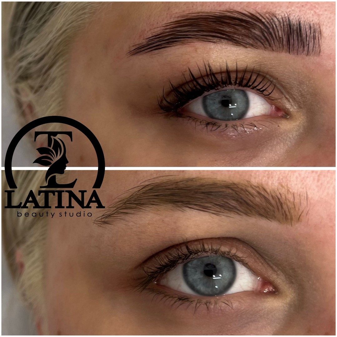 Latina beauty studio #beograd Trepavice Lash lift + Brow lift + farbanje + botoks