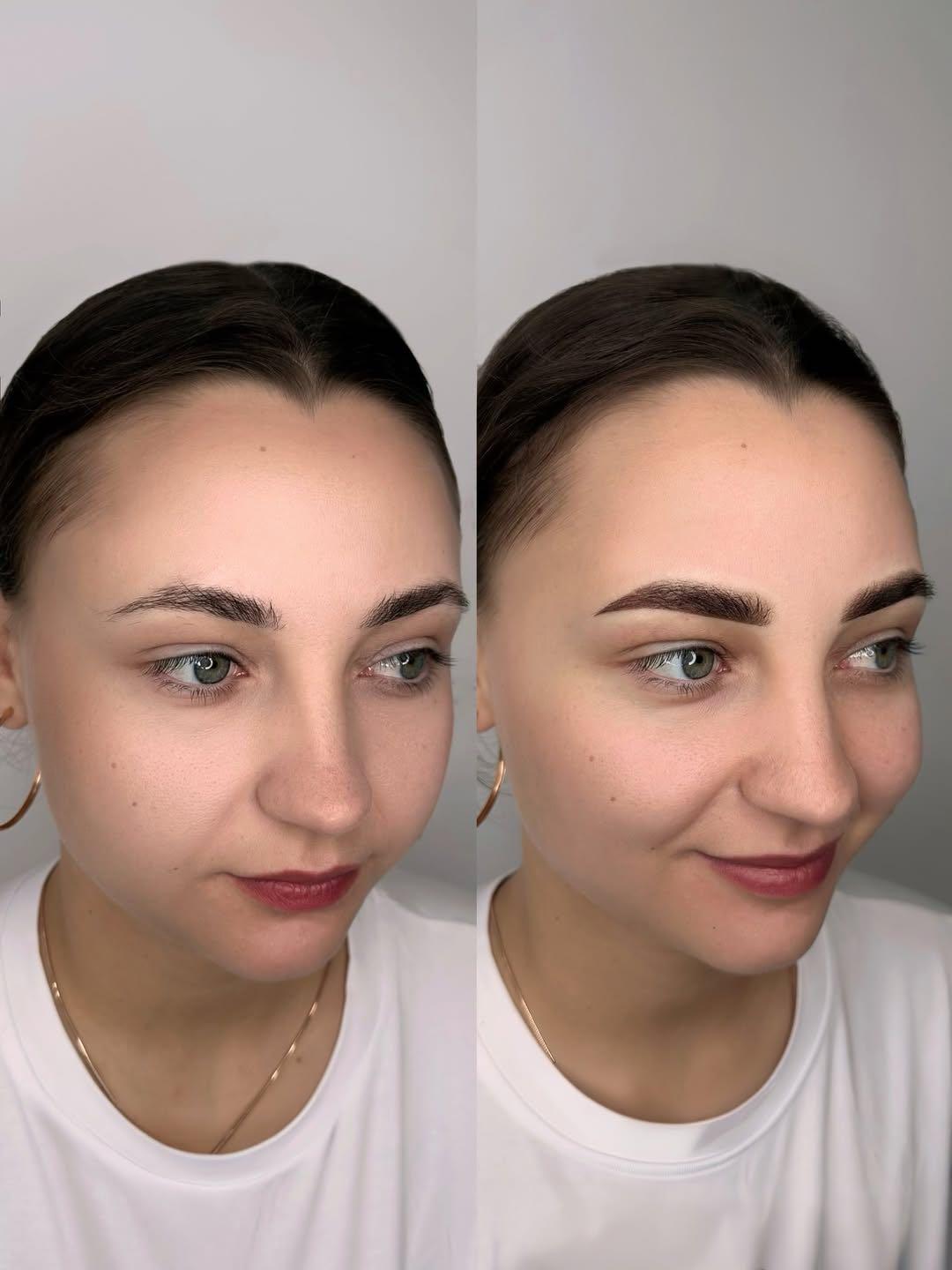 Trajna šminka obrva - puder tehnika - AmiSo Beauty Studio, Novi Sad Trajna šminka Lice Trajna šminka, Novi Sad, Centar - Stari grad