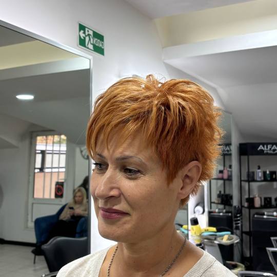 Nikola @ Aleksa #beograd Feniranje i stilizovanje Feniranje na ravno - kratka kosa