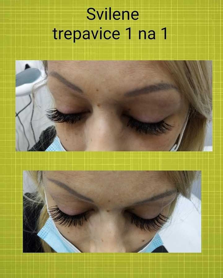 First lady #beograd Nadogradnja trepavica Nadogradnja svilenih trepavica - 1 na 1