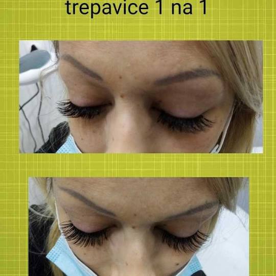 First lady #beograd Nadogradnja trepavica Nadogradnja svilenih trepavica - 1 na 1