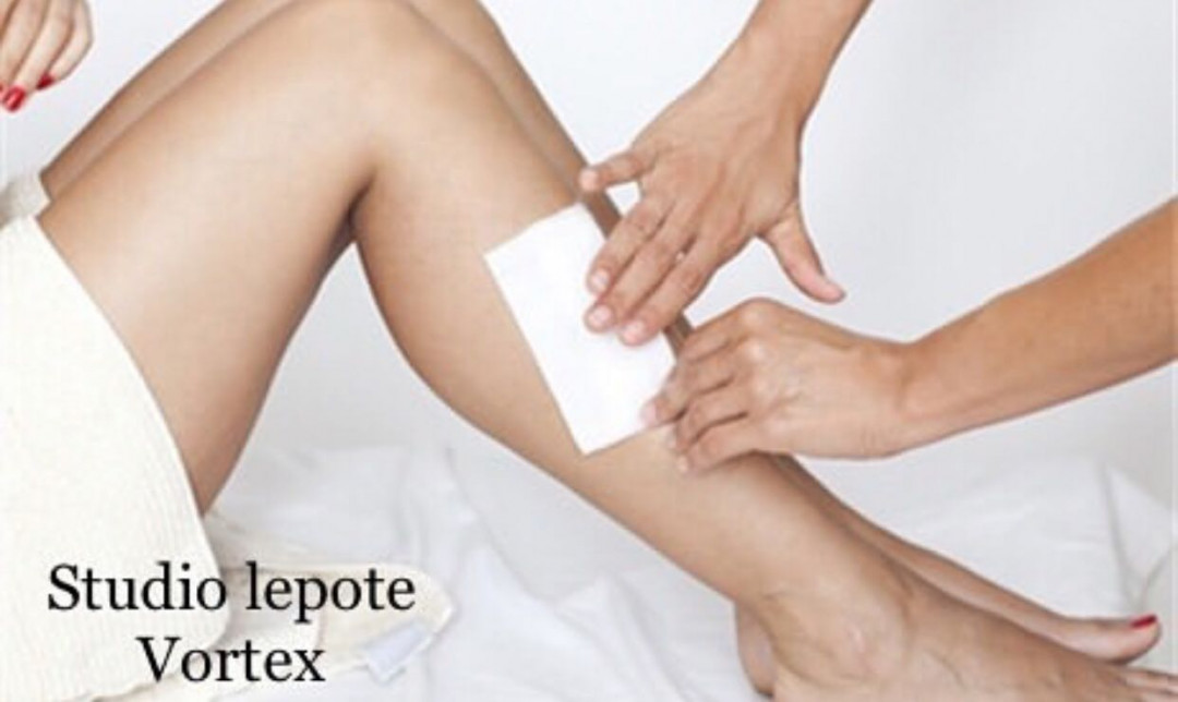 Vortex #beograd Depilacija nogu Depilacija pola nogu hladnim voskom - za dame
