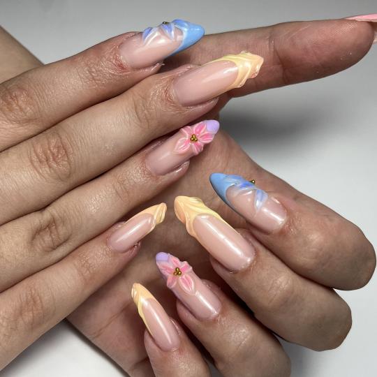 Princess beauty salon #nis Izlivanje noktiju Izlivanje noktiju gelom - L dužina