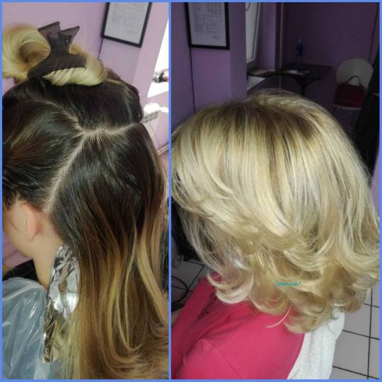 Jovana + #beograd Pramenovi Pramenovi na foliju + preliv - duga kosa