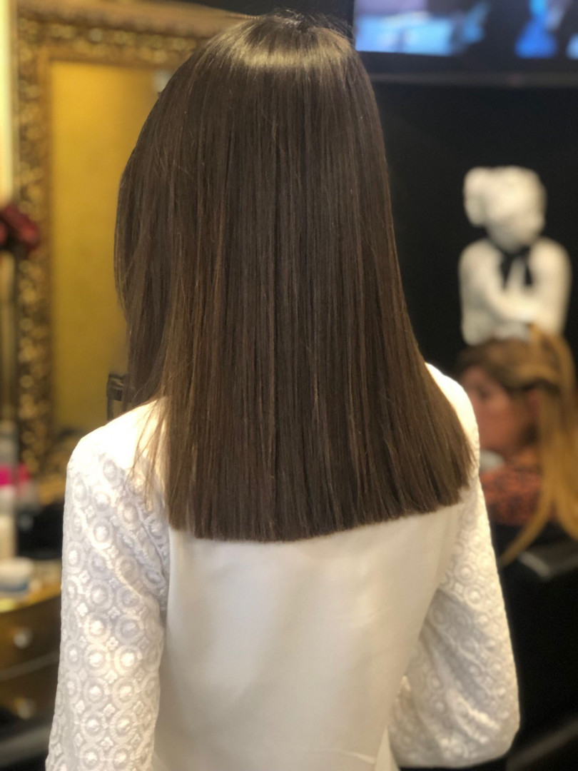 Baroque #beograd Botox kose Botox + feniranje na ravno / lokne - kosa srednje dužine