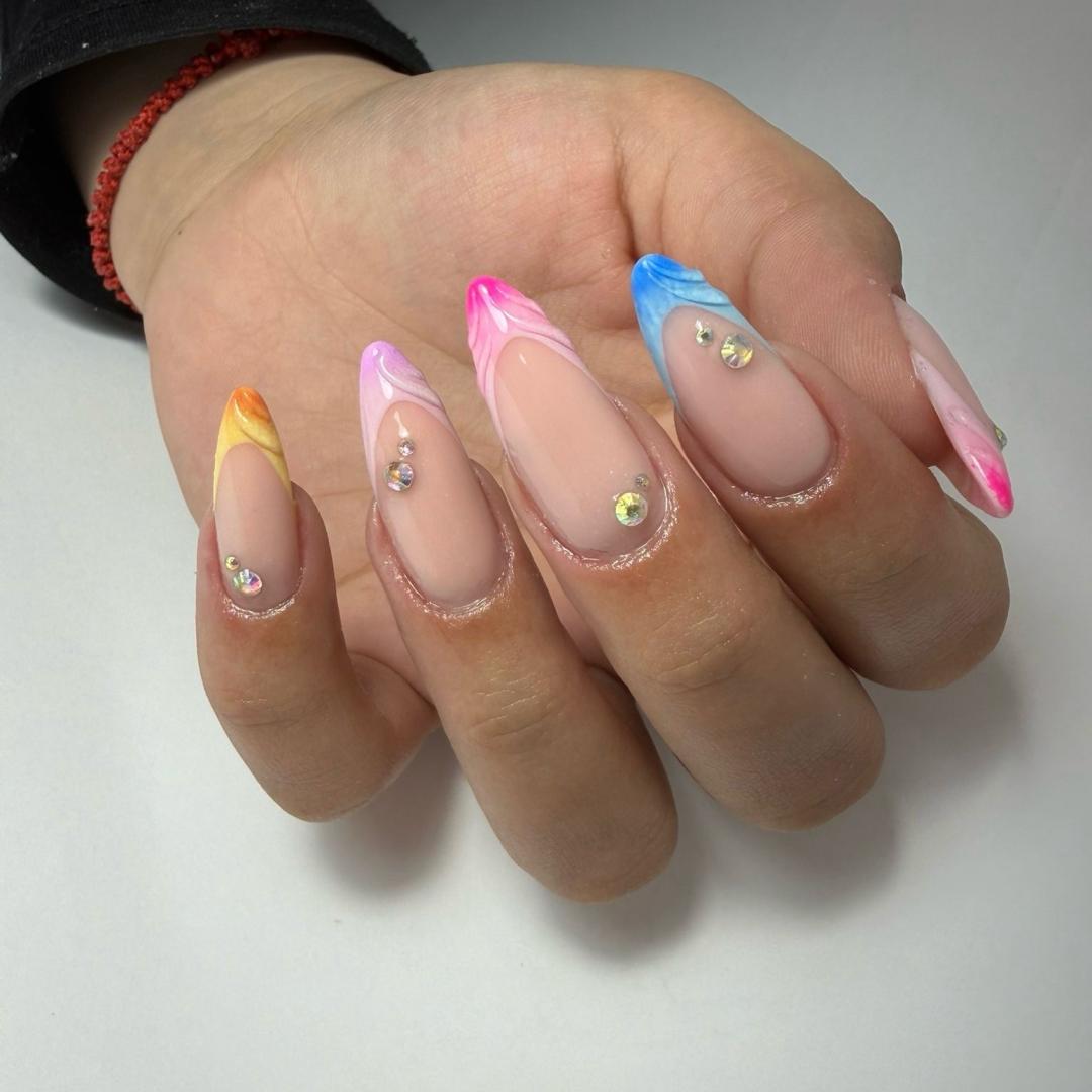 Beauty by Nevena Panić #beograd Ojačavanje noktiju Ojačavanje noktiju gelom - L dužina
