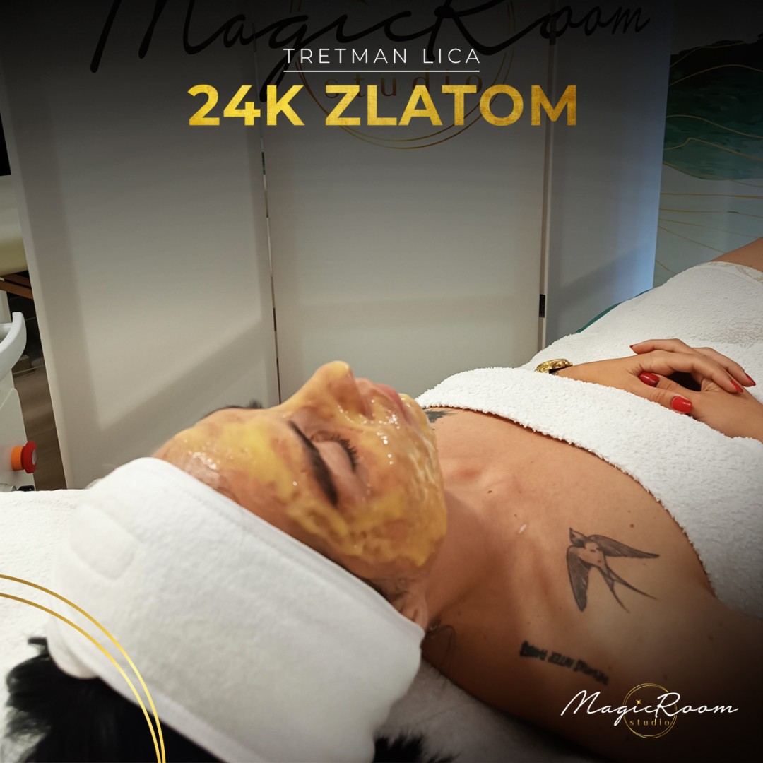 Studio Magic Room #beograd Tretman lica Kraljevski tretman lica - 24k zlatom