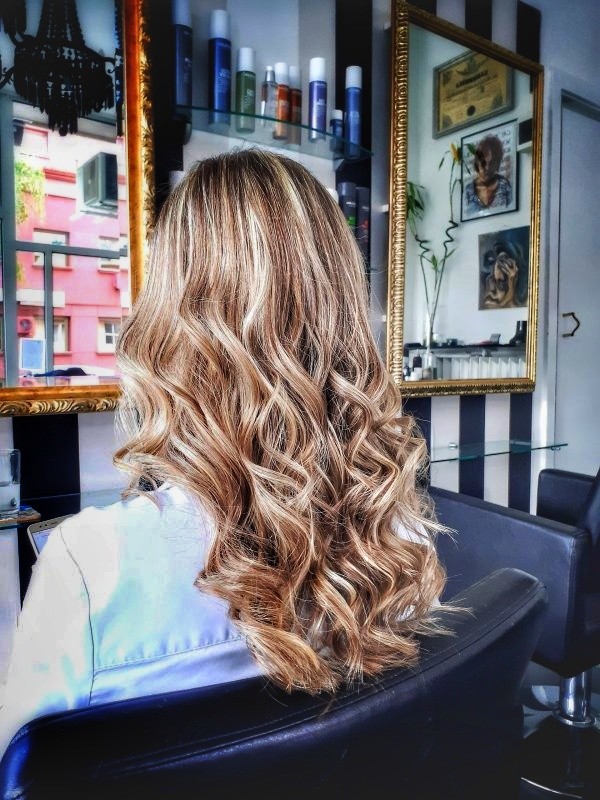 Fijatović #beograd Pramenovi Pramenovi na foliju + preliv + feniranje - duga kosa