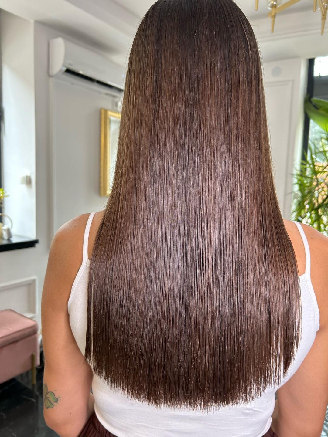 Keratinsko ispravljanje kose KSILK - ekstra duga kosa - Esthetique Privé, Beograd Keratinski tretmani Frizerski saloni Keratinski tretmani, Beograd, Centar, Stari grad, Dorćol