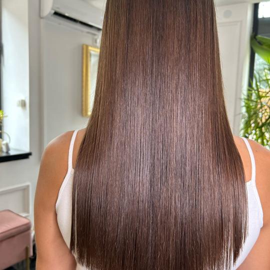 Esthetique Privé #beograd Keratinski tretmani Keratinsko ispravljanje kose KSILK - ekstra duga kosa