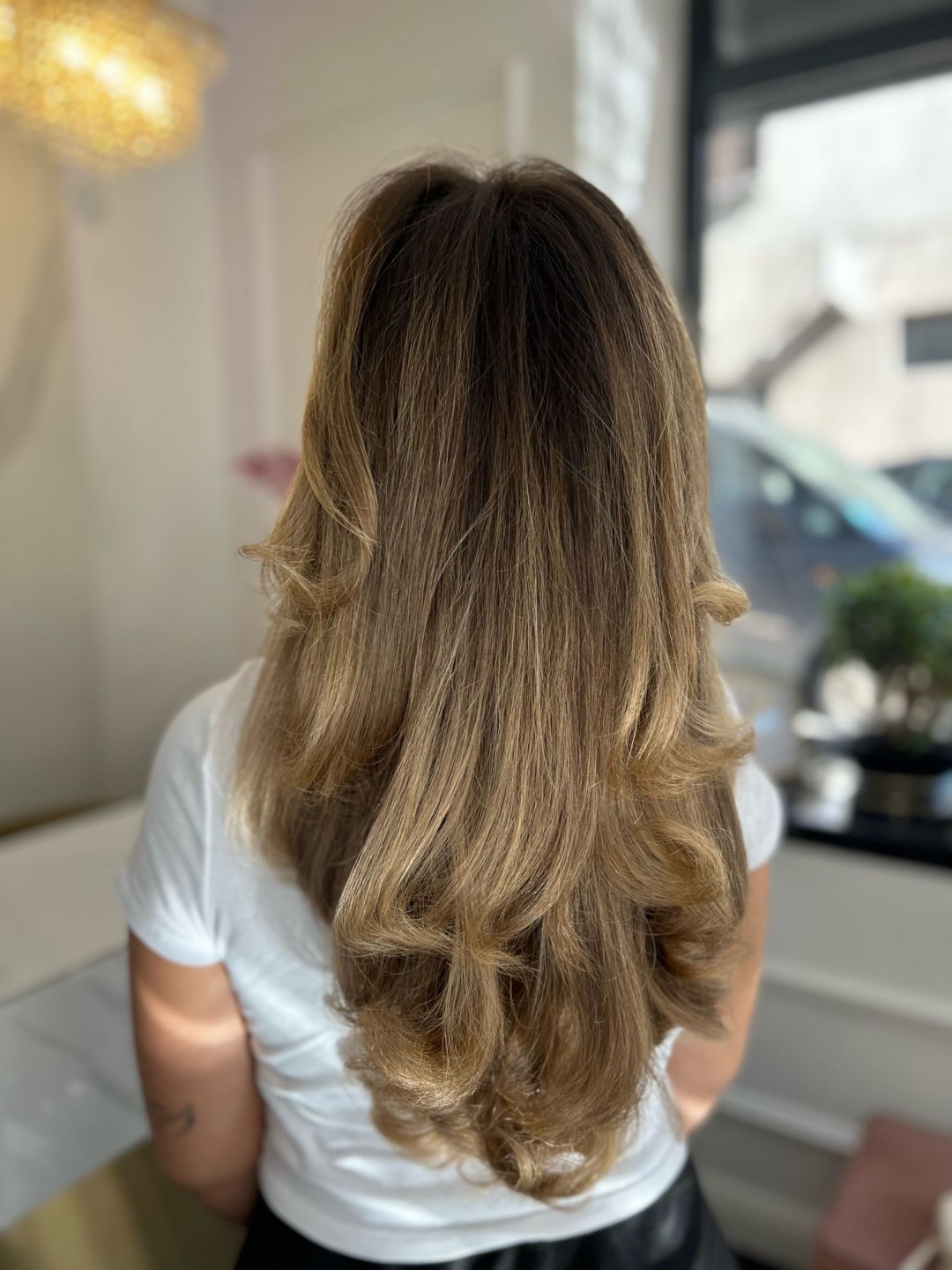 Esthetique Privé #beograd Ombre, sombre, balayage Balayage +preliv+ šišanje + feniranje