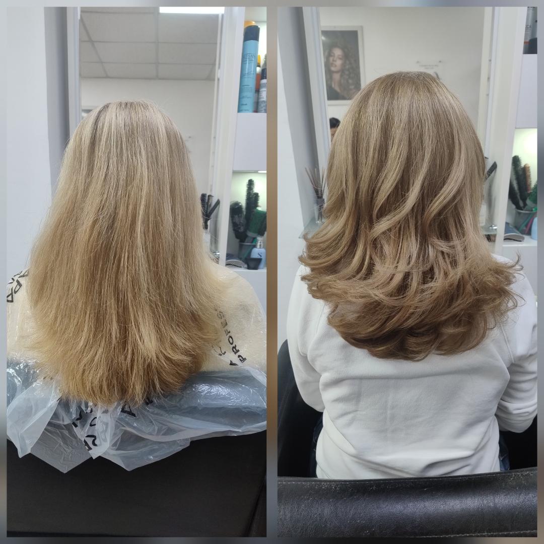 Fashion&Soul #nis Farbanje kose Farbanje cele dužine Alfaparf - duga kosa