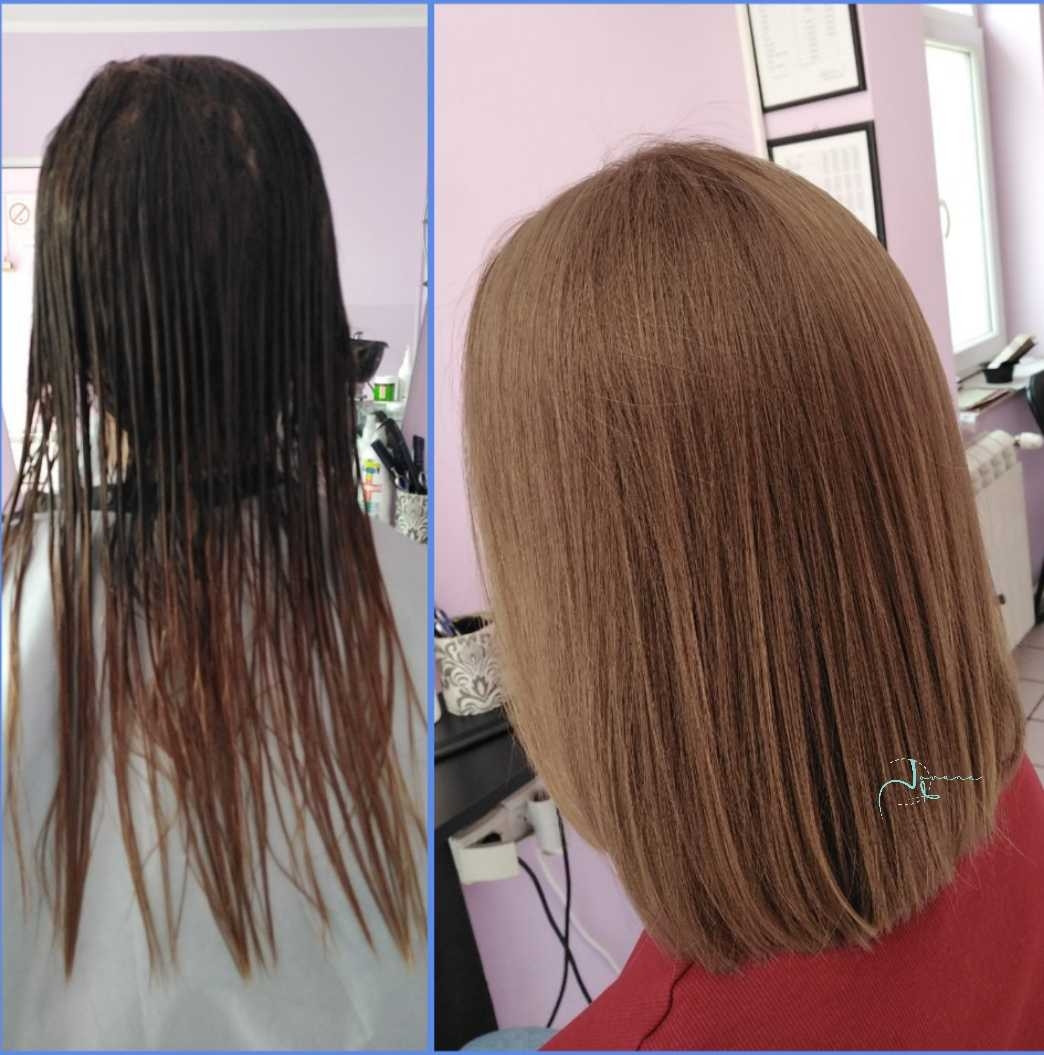 Jovana + #beograd Žensko šišanje Žensko šišanje + feniranje na ravno / lokne - ekstra duga kosa 2
