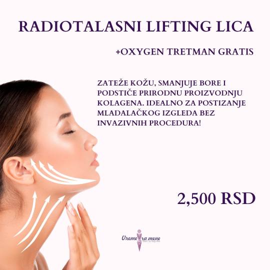 Vreme za mene #novisad Tretman lica Radiotalasni lifting lica ✨ RADIOTALASNI LIFTING LICA ✨ 


