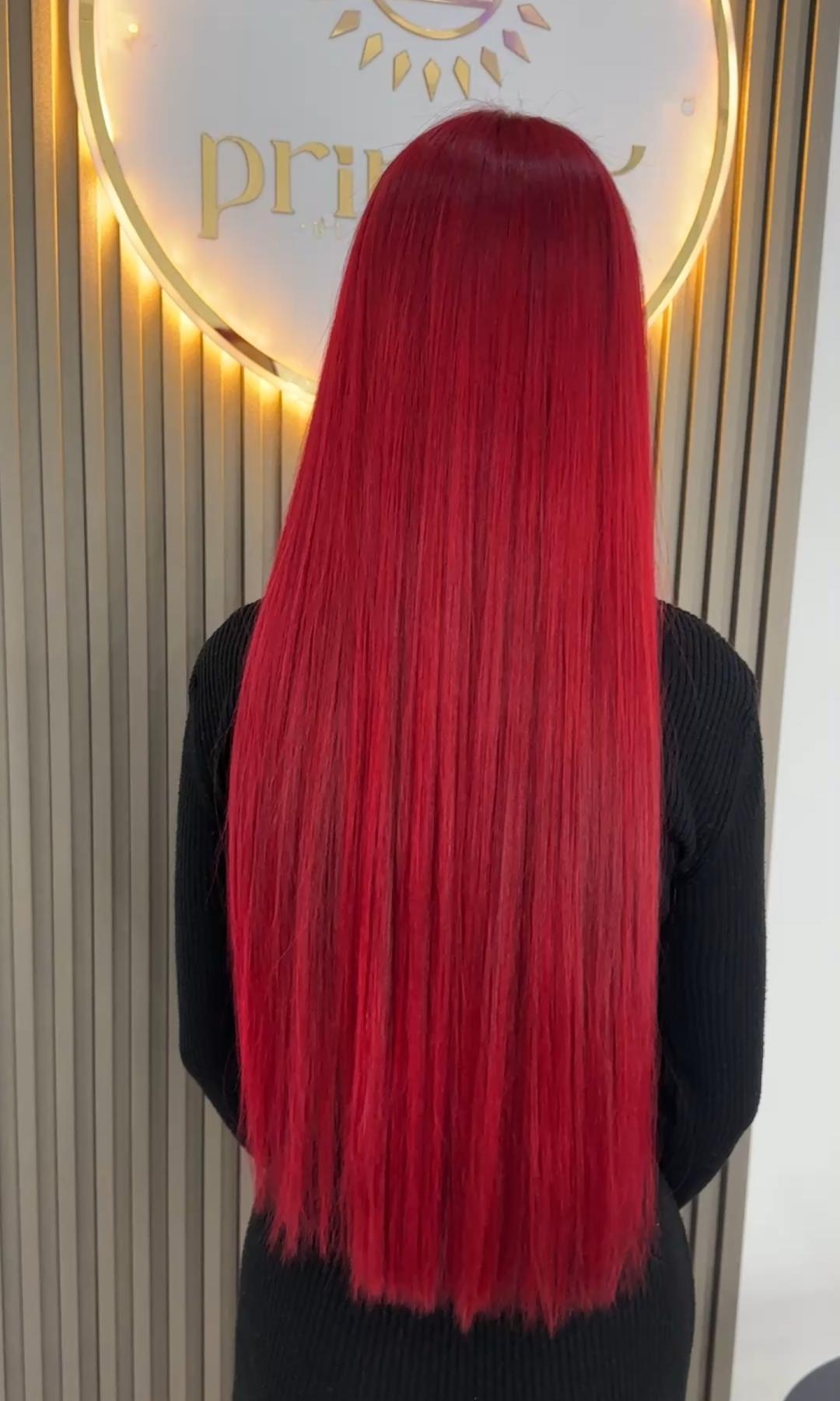 Farbanje cele dužine - ekstra duga kosa - Princess beauty salon, Niš Farbanje kose Frizerski saloni i frizeri Farbanje kose, Niš, Medijana