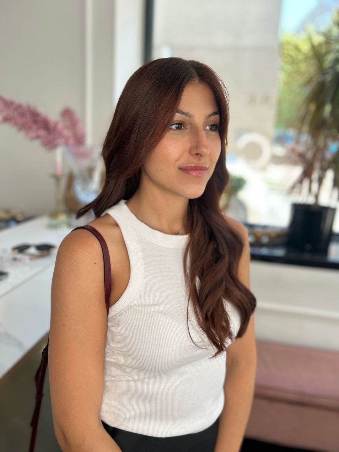 Esthetique Privé #beograd Farbanje kose Farbanje cele dužine - GOLDWELL, MONPLATIN - duga kosa