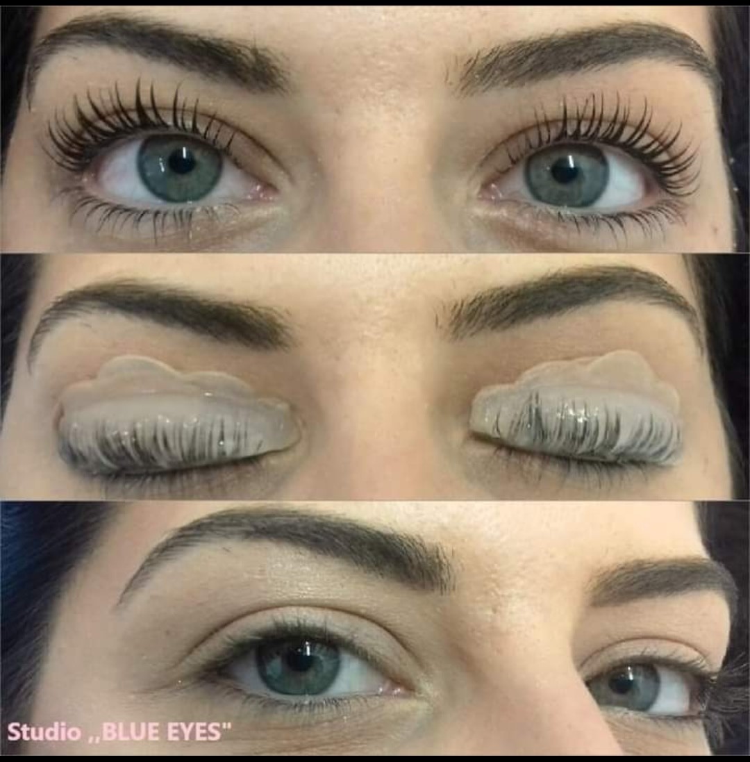 Blue Eyes #nis Trepavice Lash lift