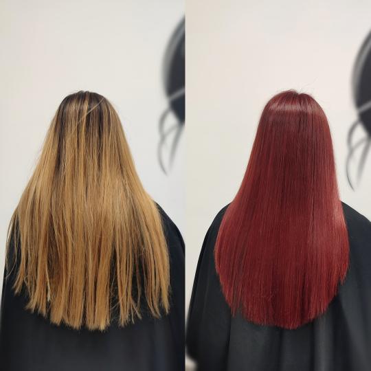 Infinity Hair #novisad Farbanje kose Farbanje cele dužine (profesionalna farba) - ekstra duga kosa 