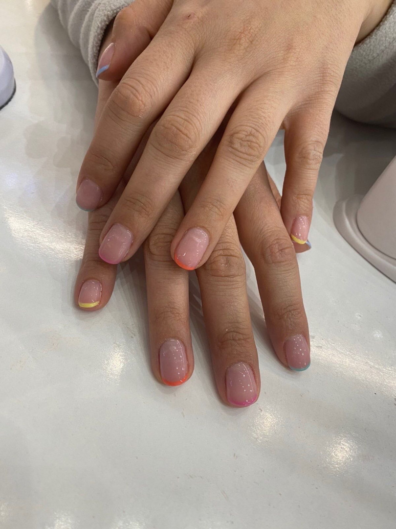 Gel lak french - ruke - Alfaparf Nails, Beograd Gel lak Nokti Gel lak, Beograd, Karaburma, Višnjička banja