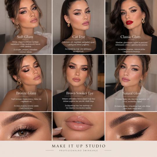 MakeItUp Studio #novisad Make-up / šminkanje Profesionalno šminkanje + veštačke trepavice ✨ Pr