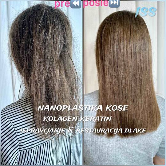 Studio Lepote Naty - Stari grad #beograd Keratinski tretmani Keratinski tretman - kosa srednje duži