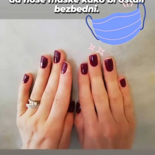 Bibi beauty centar #beograd Gel lak Gel lak - ruke bezbednost je ispred svega - nosimo maske i ponas