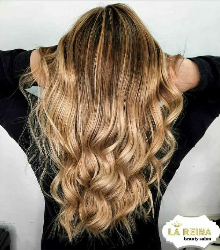 La Reina #beograd Farbanje kose Balayage - duga kosa