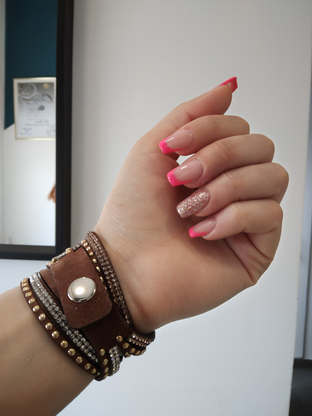 For my Nails #beograd Ojačavanje noktiju Manikir + ojačavanje prirodnih noktiju gelom - M dužina