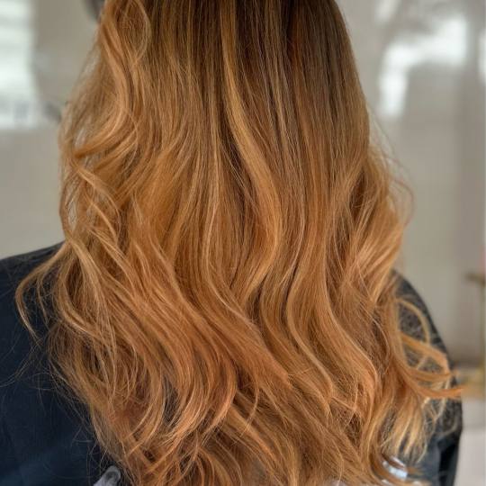Esthetique Privé #beograd Feniranje i stilizovanje BALAYAGE + preliv +feniranje