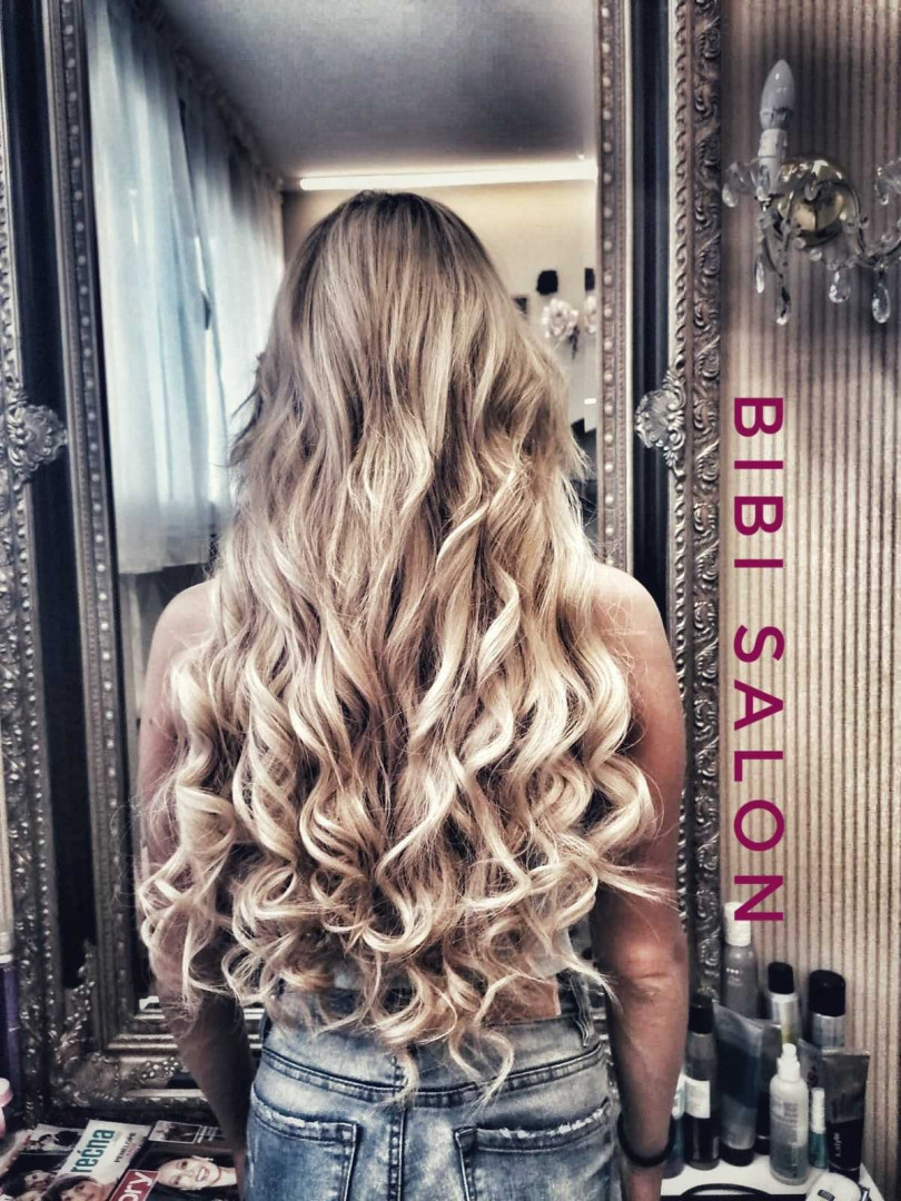 Bibi beauty centar #beograd Pramenovi Pramenovi na foliju u 1 / 2 boje / blanšem - ekstra duga kosa