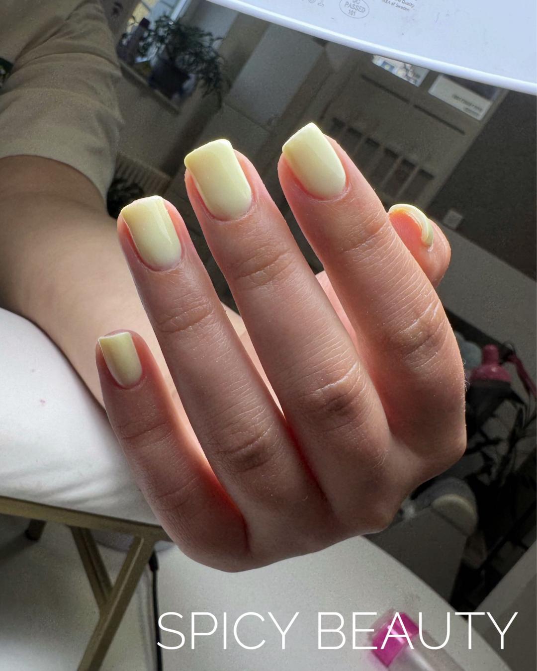 Ojačavanje noktiju rubber bazom - S dužina - Spicy beauty, Beograd Ojačavanje noktiju Nokti Ojačavanje noktiju, Beograd, Bežanijska kosa, Bežanija, Ledine, Surčin