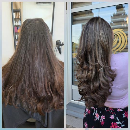 Tesoro Capelli #novisad Ombre, sombre, balayage Nijansiranje kose + feniranje - duga kosa