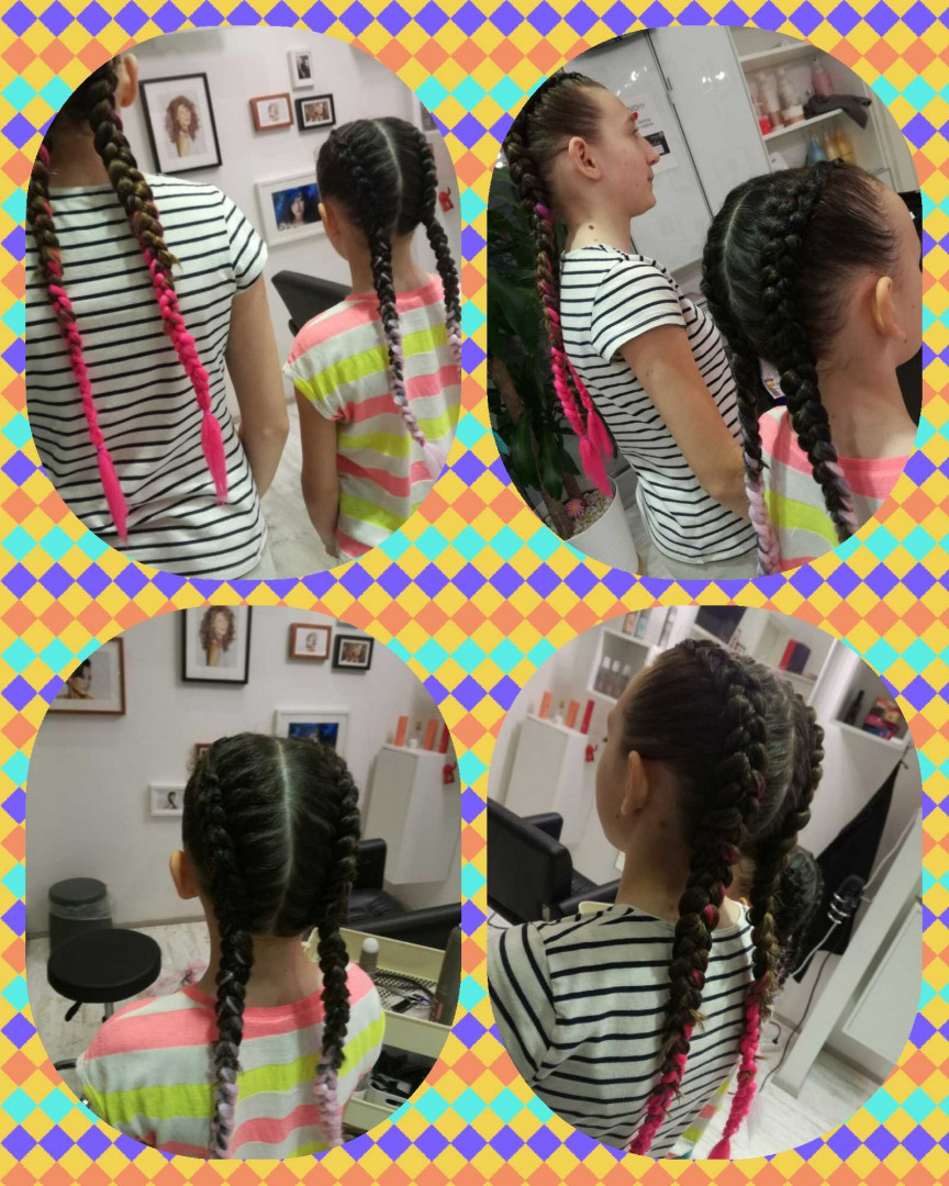 Attitude hair salon #beograd Pletenice, kike, punđe