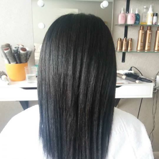 Vortex #beograd Keratinski tretmani Keratinsko ispravljanje kose - kosa srednja dužine