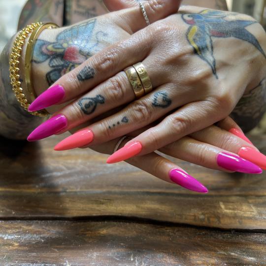 Pupuxfufu #beograd Nadogradnja noktiju Nadogradnja noktiju gel X tipsama - M dužina