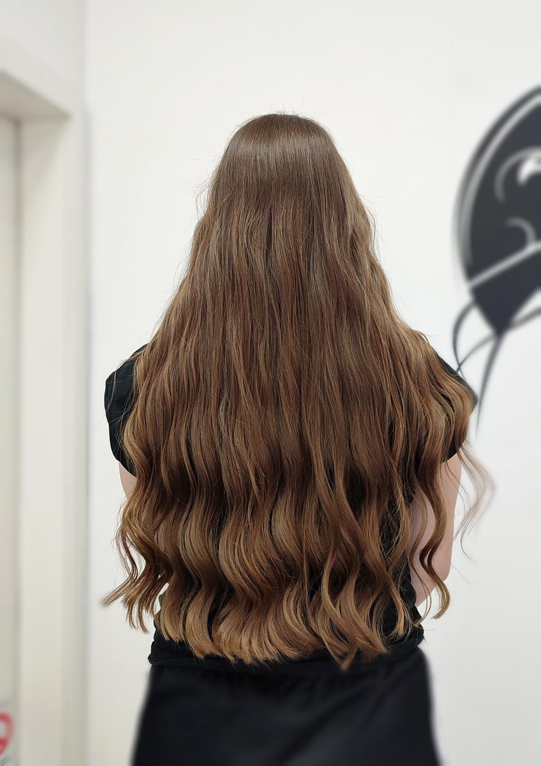 Feniranje na talase - extra duga kosa (preko lopatica) - Infinity Hair, Novi Sad Feniranje i stilizovanje Frizerski saloni Feniranje i stilizovanje, Novi Sad, Grbavica, Liman, Adamićevo