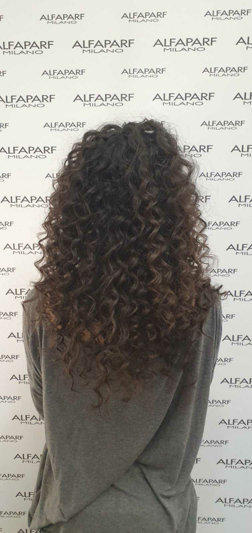 Alfaparf Studio Ada Mall #beograd Uvijanje, lokne i talasi Afro lokne - duga kosa