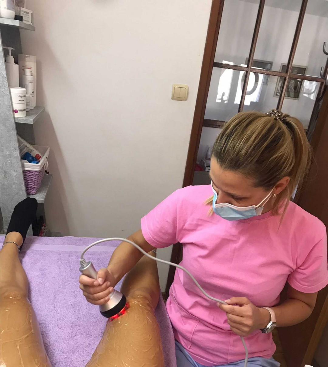 Studio joge i lepote Jelena Bilcar #beograd Radiotalasni i ultrazvučni tretmani Radiotalasni lifting tela - dve regije