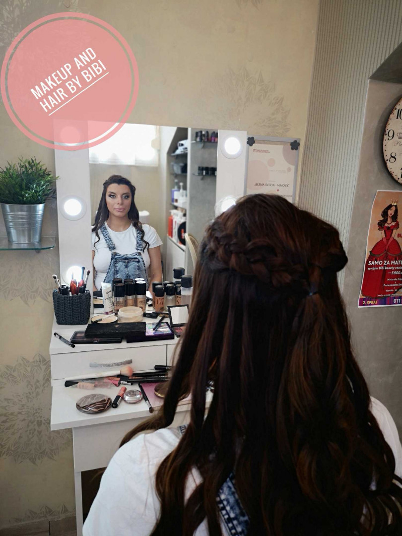 Bibi beauty centar #beograd Make-up / šminkanje Profesionalno šminkanje + proba - za venčanje