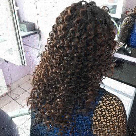 Jovana + #beograd Uvijanje, lokne i talasi Afro lokne - ekstra duga kosa
