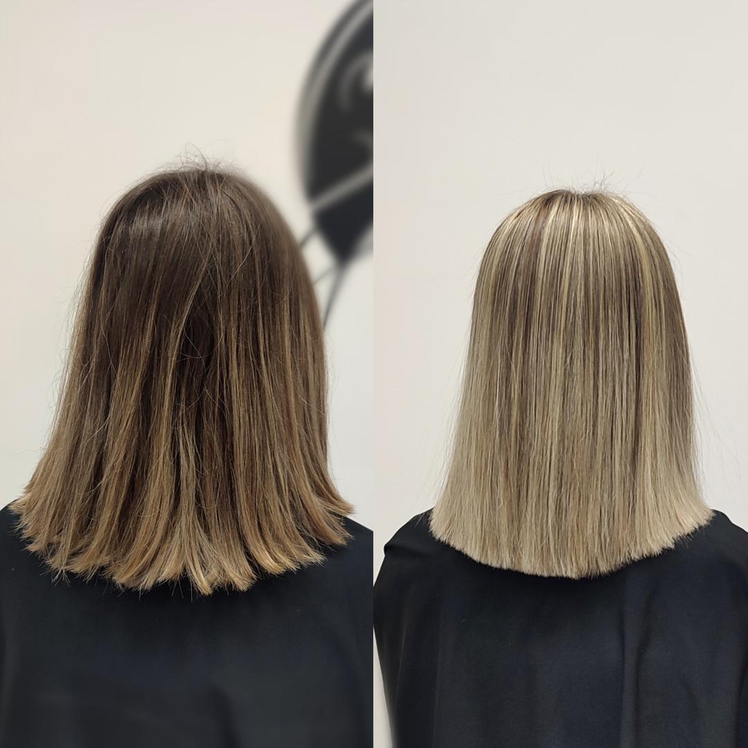 Infinity Hair #novisad Pramenovi Pramenovi Folija & Preliv - duga kosa (do lopatica)