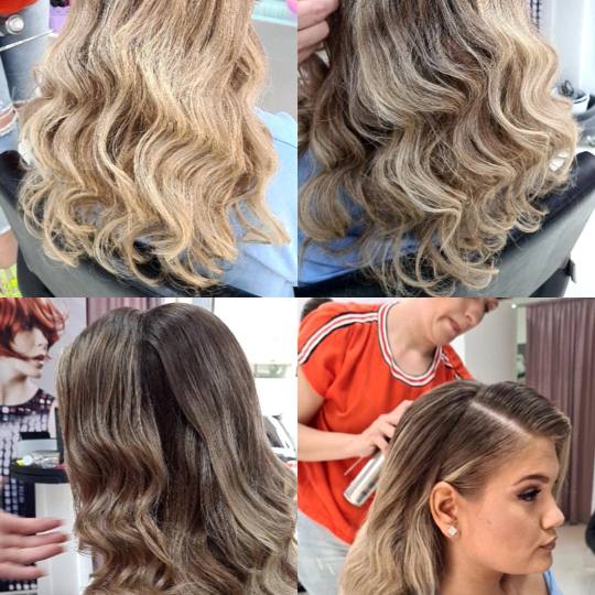 Make Up Jaca #beograd Svečane i frizure za svadbu Svečana frizura - poluduga kosa